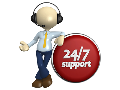 Support clientèle 24/7